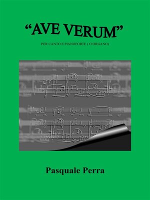 cover image of "Ave Verum" per canto e pianoforte